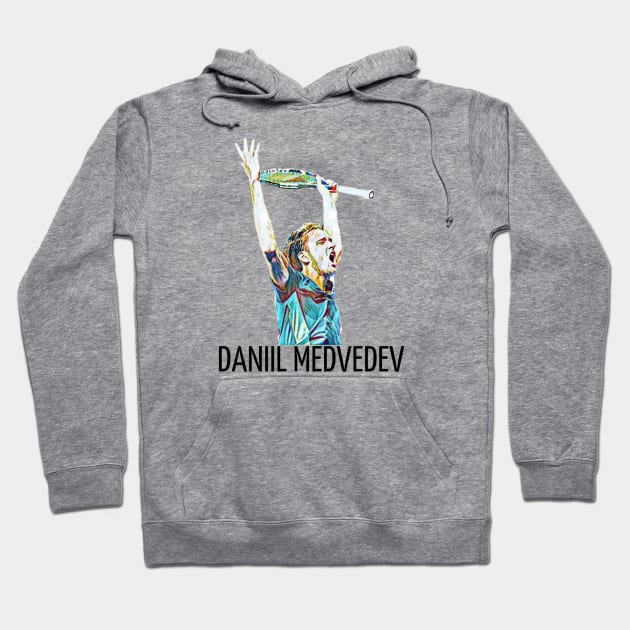 Daniil Medvedev Hoodie by BorodinaAlen